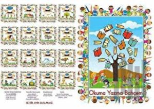 1. Sınıflar İçin Okuma Yazma Bahçem - Okuma Yazma Seti