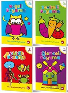 2-4 Yaş Boyama Kitapları Seti (4 Kitap Takım)
