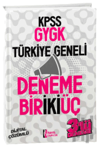 2024 KPSS GYGK Türkiye Geneli Birikiüç 3'lü Deneme