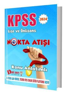 2024 KPSS Lise ve Ön Lisans Nokta Atışı Konu Anlatımlı