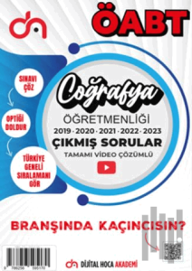 2024 ÖABT Coğrafya Son Beş Yıl Çıkmış Sorular Tamamı Video Çözümlü