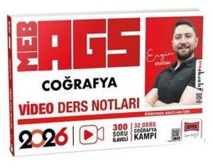 2026 MEB - AGS Öğretmen Adayları İçin Coğrafya Video Ders Notları