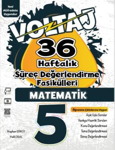 5.Sınıf Matematik Voltaj 36 Hafta Süreç Değerlendirme Fasikülleri