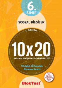 6.Sınıf 1. Dönem Sosyal Bilgiler Kazanım Pekiştirme Denemeleri Seti