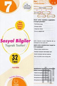 7. Sınıf Sosyal Bilgiler Yaprak Testleri