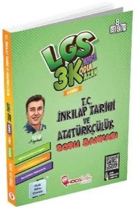 8. Sınıf LGS T. C. İnkılap Tarihi ve Atatürkçülük 3K Serisi Soru Bankası