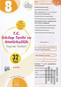 8. Sınıf T.C. İnkılap Tarihi ve Atatürkçülük Yaprak Test