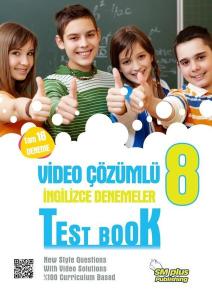 8. Sınıf Video Çözümlü İngilizce Denemeler Test Book