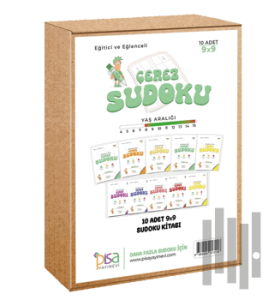 9x9 Eğitici ve Eğlenceli 10 Adet Çerez Sudoku Set