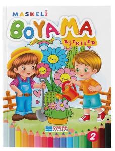 Bitkiler - Maskeli Boyama