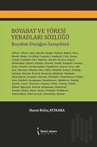 Boyabat ve Yöresi Yeradları Sözlüğü