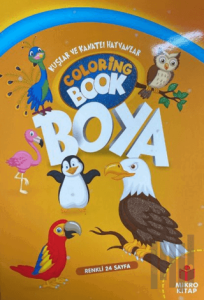 Boyama Kitabı: Kuşlar ve Kanatlı Hayvanlar