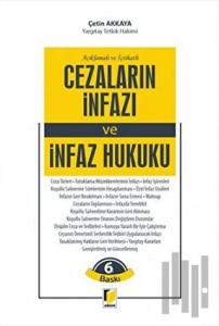 Cezaların İnfazı ve İnfaz Hukuku (Ciltli)
