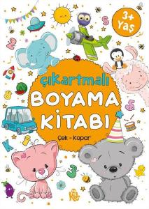 Çıkartmalı Boyama Kitabı Çek Kopar 3+Yaş
