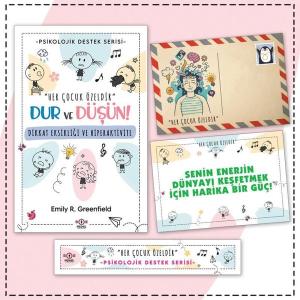 Çocuklarda Dikkat Eksikliği ve Hiperaktivite - Kartpostal ve Ayraç - Çocuklar İçin Psikolojik Destek