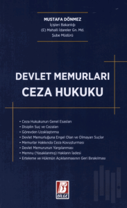 Devlet Memurları Ceza Hukuku