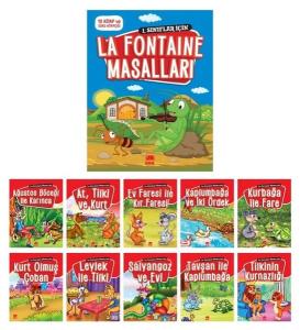Ezop Masalları Seti - 10 Kitap Takım Küçük Boy