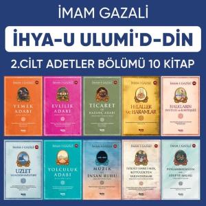 İhya-u Ulumiddin 2. Cilt Adetler Bölümü Serisi Seti - 10 Kitap Takım