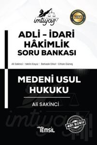 İmtiyaz Adli-İdari Hakimlik Medeni Usul Hukuku Soru Bankası