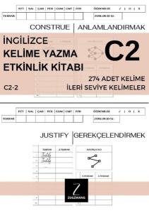 İngilizce Kelime Yazma Etkinlik Kitabı C2 - 2 İleri Seviye Kelimeler
