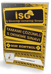 İSG İş Güvenliği Uzmanlığı Sınavı-Tamamı Çözümlü 5 Deneme Sınavı