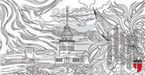 İstanbul Kızkulesi Tuval Boyama