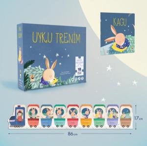 Kagu - Uyku Trenim 18 Parça Puzzle ve Kitap (Ciltli)