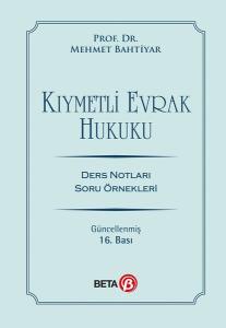 Kıymetli Evrak Hukuku