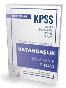 KPSS Vatandaşlık Tamamı Dijital Çözümlü 15 Deneme Sınavı
