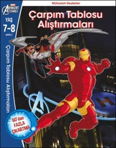 Marvel Avengers Assemble Çarpım Tablosu Alıştırmaları 7-8 Yaş