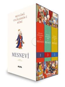 Mesnevi Seti - 3 Kitap Takım - Vuslatın 750. Yılı - Kutulu (Ciltli)