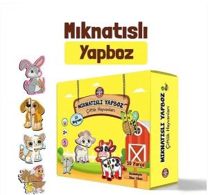 Mıknatıslı Yapboz - Çiftlik Hayvanları