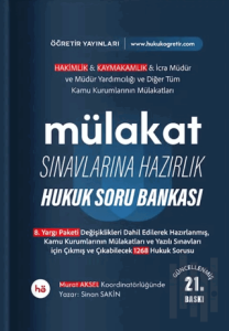 Mülakat Sınavlarına Hazırlık Hukuk Soru Bankası