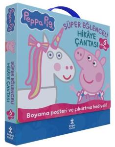 Peppa Pig Seti - Süper Eğlenceli Hikaye Çantası - 6 Kitap Takım