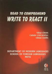 Read To Comprehend Write To React 2