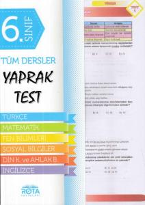 Rota 6.Sınıf Tüm Dersler Yaprak Test (Yeni)