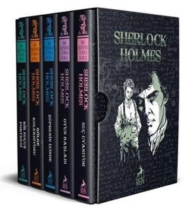 Sherlock Holmes Özel Baskı Seti - 5 Kitap Takım - Kutulu (Ciltli)