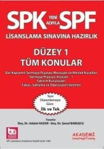 SPK Lisanslama Sınavlarına Hazırlık Düzey 1 Tüm Konular