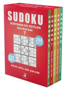 Sudoku - Dünyanın En Sevilen Bulmacası Seti - 5 Kitap Takım 6 - 7 - 8 - 9 - 10