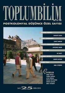 Toplumbilim Sayı 25 - Postkolonyal Düşünce Özel