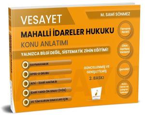 Vesayet Mahalli İdareler Hukuku Konu Anlatımı