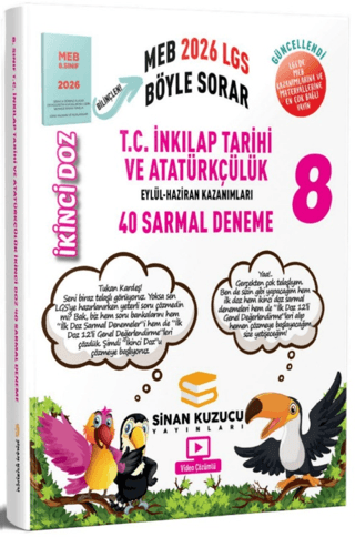 2026 8. Sınıf LGS T.C. İnkılap Tarihi ve Atatürkçülük İkinci Doz 40 Sarmal Deneme