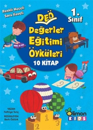 1. Sınıf DEÖ Değerler Eğitimi Öyküleri - (10 Kitap Takım) | Kitap Amba