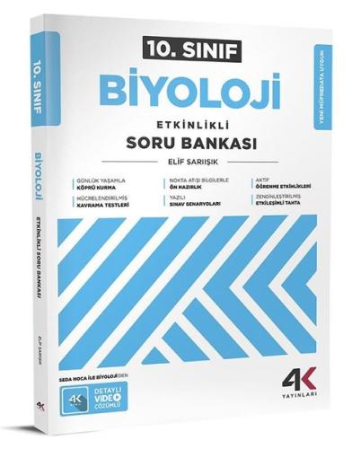 10. Sınıf Biyoloji Etkinlikli Soru Bankası
