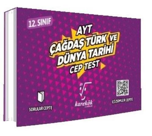 12.Sınıf AYT Çağdaş Türk ve Dünya Tarihi Cep Test