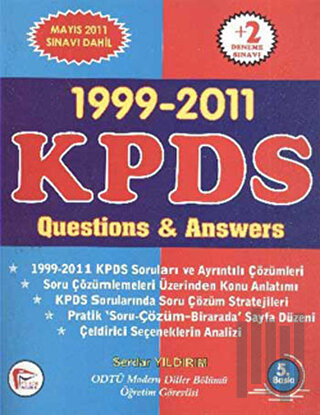 1999-2011 KPDS Questions & Answers | Kitap Ambarı