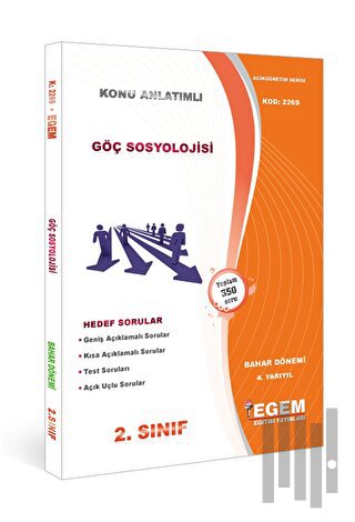 2. Sınıf 4. Yarıyıl Göç Sosyolojisi Bahar Dönemi - 2269