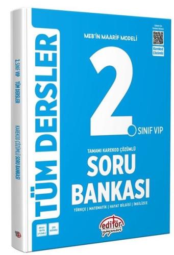 2.Sınıf VIP Tüm Dersler Soru Bankası-Karekod Çözümlü | Kitap Ambarı