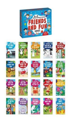 2 ve 3. Sınıf İngilizce Hikayeler Seti - Friends and Fun Series - 20 K