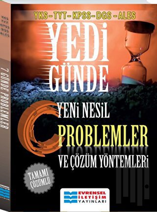 2018 YKS - TYT - KPSS - DGS - ALES Yedi Günde Yeni Nesil Problemler ve
